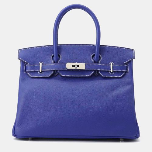 Electric Epsom Leather Birkin 30 Tote Bag - Hermes - Modalova