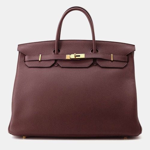 Rouge Serie Togo Birkin 40 Handbag - Hermes - Modalova