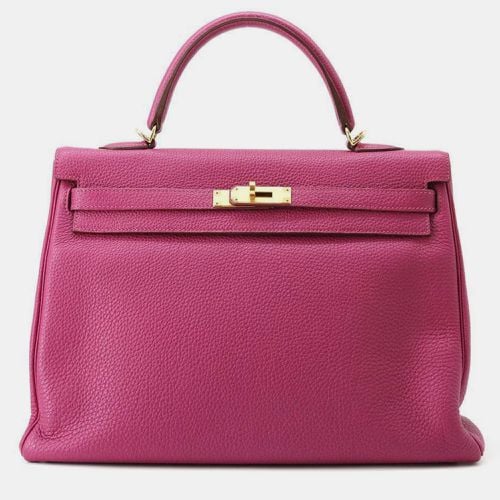 Hermes Tosca Togo Leather Kelly 35 Tote Bag - Hermes - Modalova