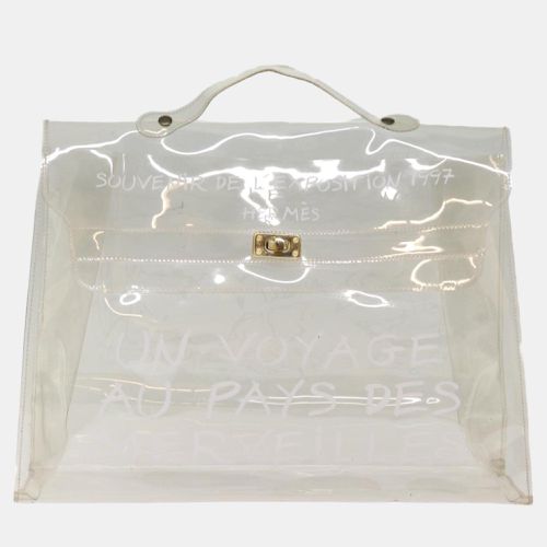 Hermes Transparent Vinyl Kelly Top Handle Bag - Hermes - Modalova