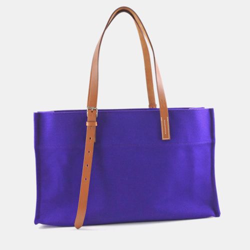 Hermes Purple Canvas Etriviere Elan Tote Bag - Hermes - Modalova