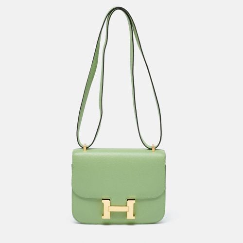 Hermès Pelouse Epsom Leather Gold Finish Constance 18 Bag - Hermes - Modalova