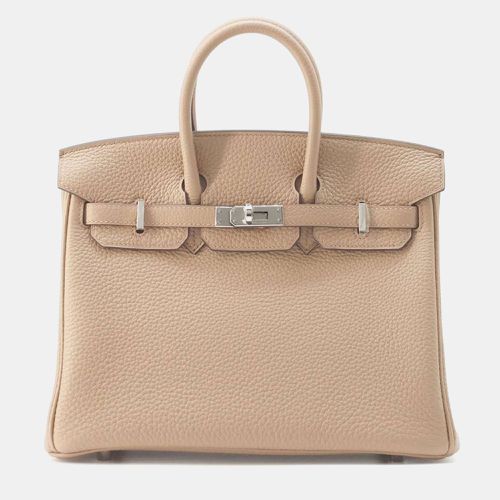 Hermes Beige Togo Leather Birkin 25 Bag - Hermes - Modalova