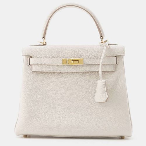 Hermes Beton Togo Leather Kelly Retourne 25 Top Handle Bag - Hermes - Modalova