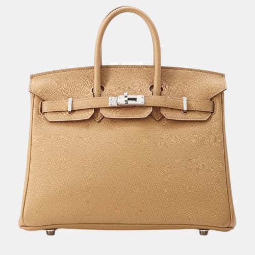 Hermes Biscuit Taurillon Nobillo 25 Birkin Tote Bag - Hermes - Modalova