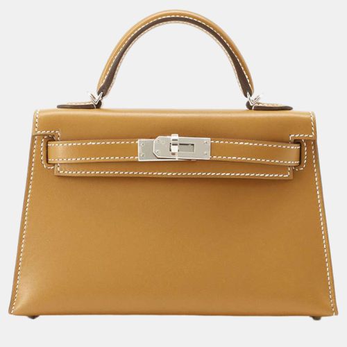 Hermes Natural Sable Voatler Mini Kelly II Top Handle Bag - Hermes - Modalova