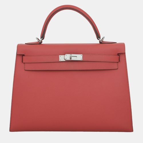 Hermes Rose Jaipur Epsom Leather Kelly 32 Tote Bag - Hermes - Modalova