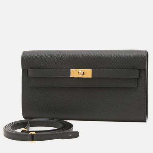 Hermes Black Epsom Kelly To Go Shoulder Bag - Hermes - Modalova