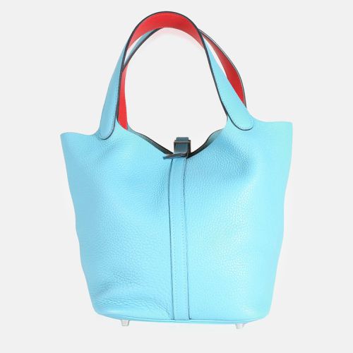 Bleu Du Nord Rouge De Coeur Clemence Verso Picotin Lock 22 Hobo Bag - Hermes - Modalova