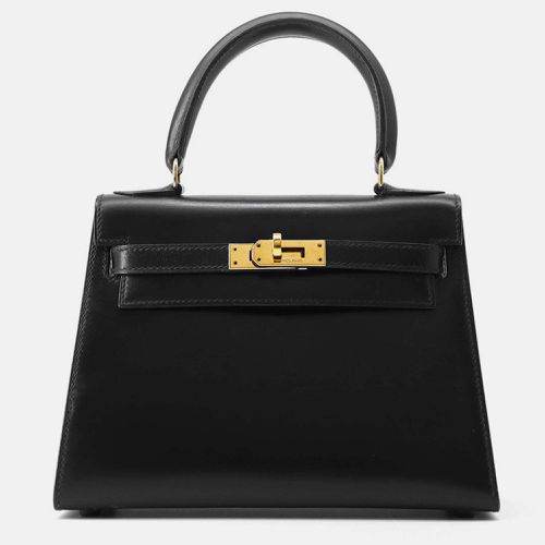 Box Calf Leather Mini Kelly 20 Tote Bag - Hermes - Modalova