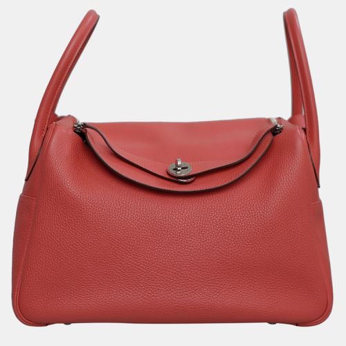 Rose Jaipur Clemence Leather Lindy 34 Bag - Hermes - Modalova