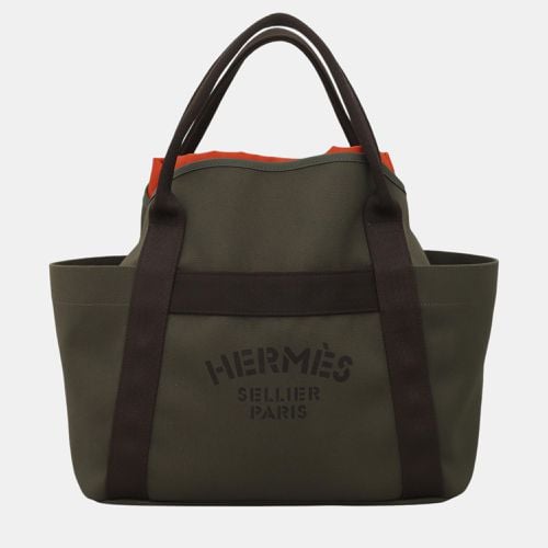 Hermes Canvas The Grooming Bag - Hermes - Modalova