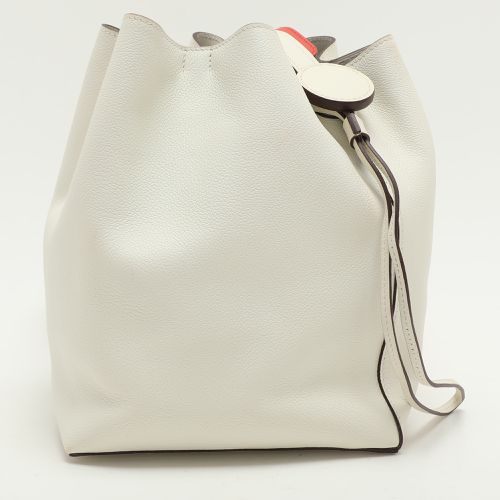 Hermes White Leather Licol 17 Bucket Bag - Hermes - Modalova