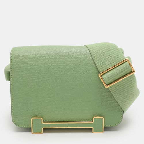 Hermes Green Leather Geta Shoulder Bag - Hermes - Modalova