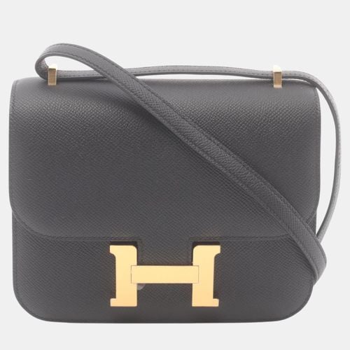 Hermes Constance 3 Mini Shoulder Bag Black - Hermes - Modalova