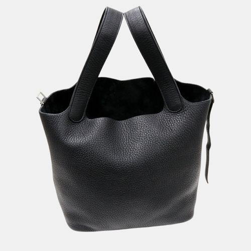 Hermes Picotin 22 MM Clemence Tote Bag Black - Hermes - Modalova