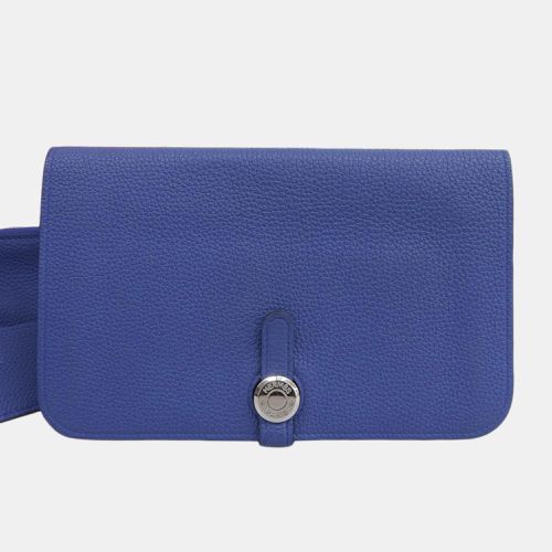 Hermes Dogon GM Long Wallet Blue Electric - Hermes - Modalova