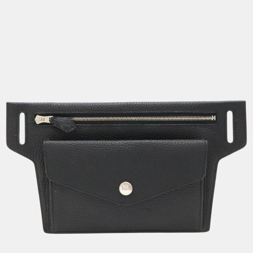 Hermes Waist Bag Multi Pouch Black Leather - Hermes - Modalova