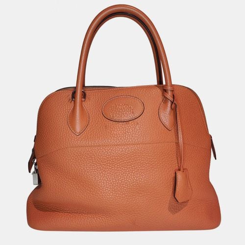 Hermes Orange Clemence Bolide 31 bag PHW - Hermes - Modalova