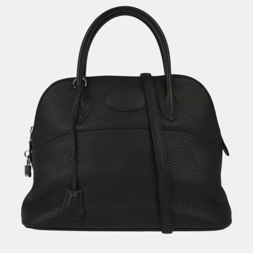 Hermes Black Taurillon Clemence Bolide 31 Handbag - Hermes - Modalova