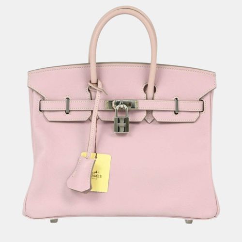 Hermes Rose Dragee Swift Birkin 25 Handbag - Hermes - Modalova