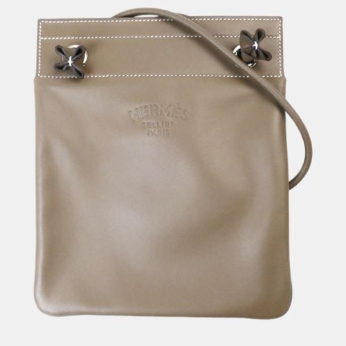 Hermes Aline Mini Shoulder Bag Grey Leather - Hermes - Modalova