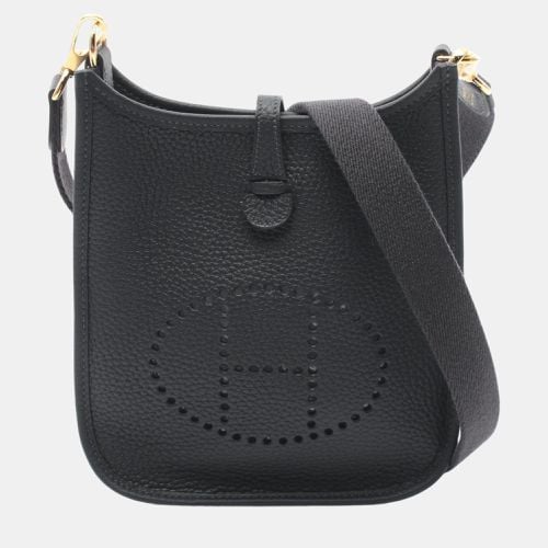 Hermes Evelyne TPM Caban Shoulder Bag Black Leather - Hermes - Modalova