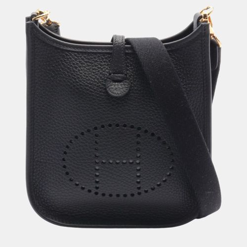 Hermes Evelyne TPM Shoulder Bag Black Leather - Hermes - Modalova