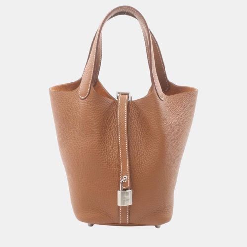 Hermes Picotin Lock PM Handbag Brown Leather - Hermes - Modalova