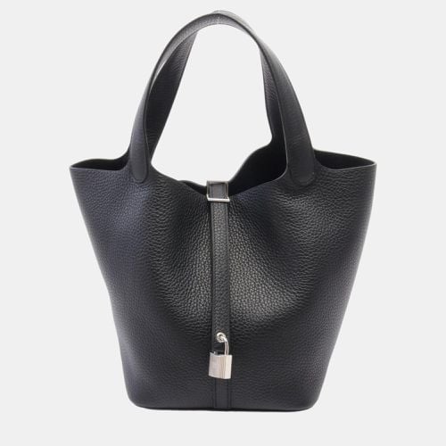 Hermes Picotin Lock PM Handbag Black Leather - Hermes - Modalova