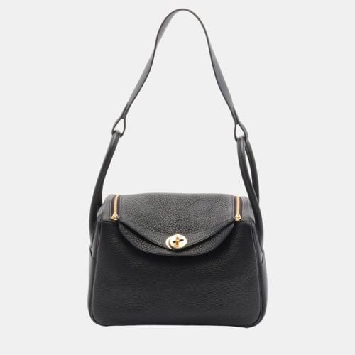 Hermes Lindy 26 Shoulder Bag Black Leather - Hermes - Modalova