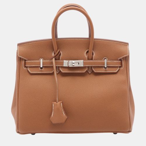 Hermes Birkin 25 Togo Handbag Brown Leather - Hermes - Modalova