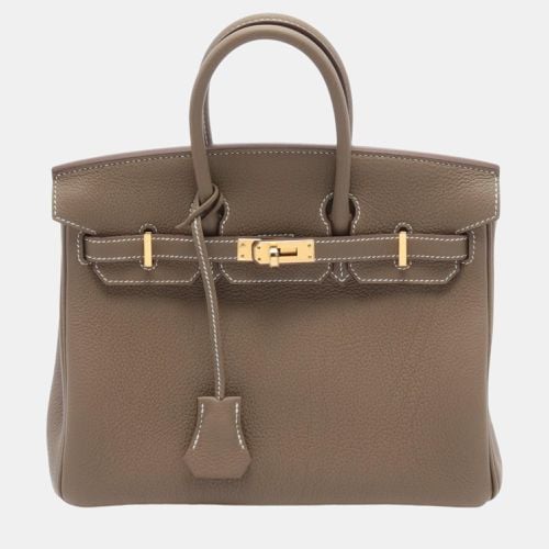 Hermes Birkin 25 Togo Handbag Brown Leather - Hermes - Modalova