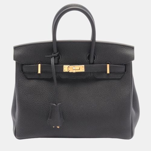 Hermes Birkin 25 Togo Handbag Black Leather - Hermes - Modalova