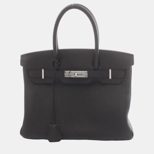 Hermes Birkin 30 Togo Handbag Black Leather - Hermes - Modalova