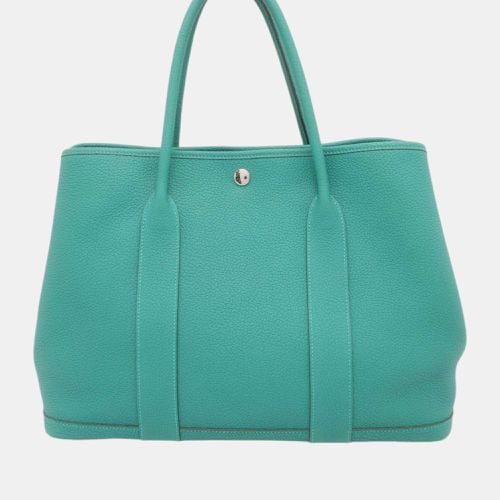 Hermes Garden Party Vert Veron Negonda Leather Size PM - Hermes - Modalova