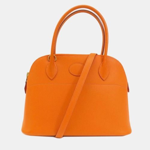 Hermes Orange Epsom Leather Bolide 27 Handbag - Hermes - Modalova