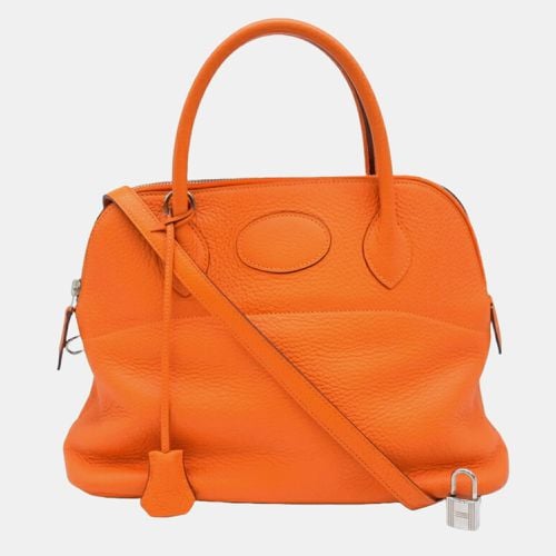 Hermes Orange Taurillon Clemence Leather Bolide 31 Handbag - Hermes - Modalova