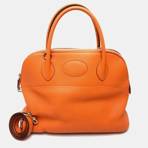 Hermes Orange Taurillon Clemence Bolide 31 Shoulder Bag - Hermes - Modalova