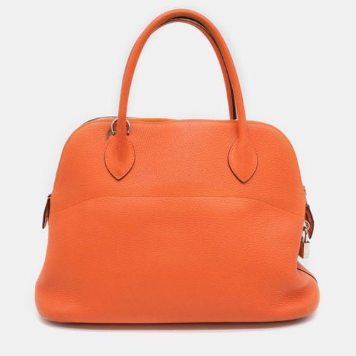 Hermes Orange Taurillon Clemence Leather Bolide 31 Tote Bag - Hermes - Modalova