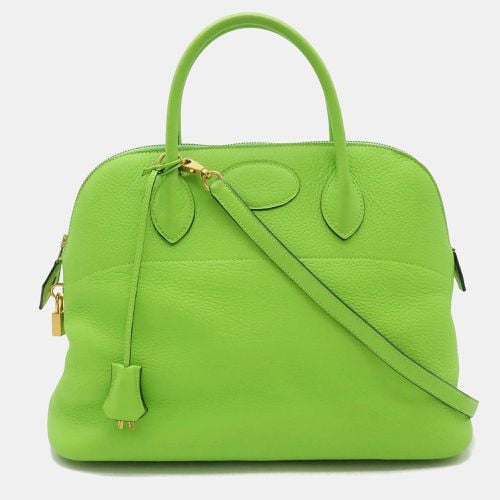 Hermes Apple Green Yellow Togo Leather Bolide 35 Handbag - Hermes - Modalova