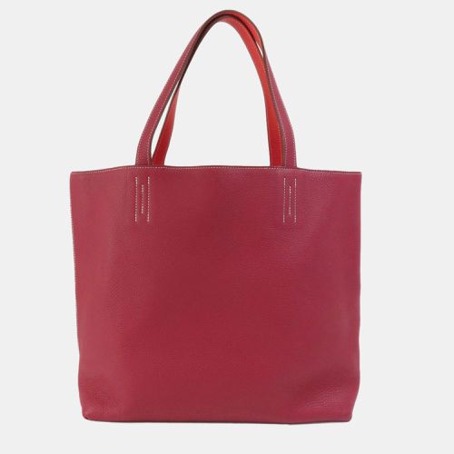 Bordeaux Taurillon Double Sense 45 Tote Bag - Hermes - Modalova