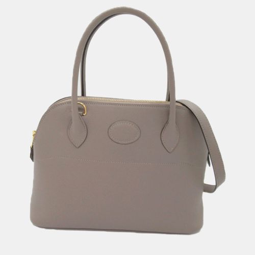 Hermes Grey Leather Epsom Bolide 27 Handbag - Hermes - Modalova