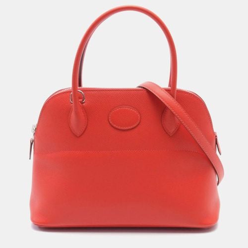 Hermes Rouge Coeur Red Epsom Leather Bolide 27 Handbag - Hermes - Modalova