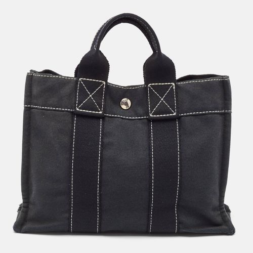 Hermès Black Canvas Fourre Tout PM Bag - Hermes - Modalova