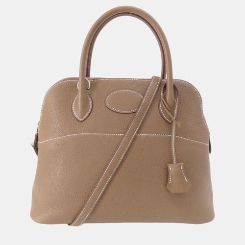 Hermes Taurillon Bolide 31 Etoupe Handbag - Hermes - Modalova