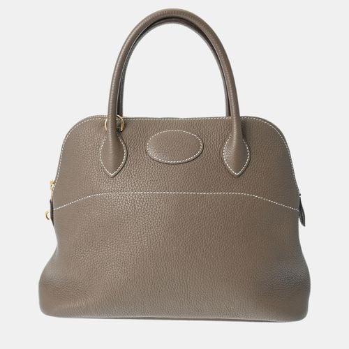 Hermes Bolide 31 Etoupe Taurillon Clece Handbag - Hermes - Modalova