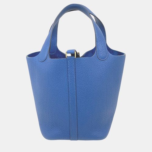 Hermes Blue france Picotin Lock PM 18 Handbag - Hermes - Modalova