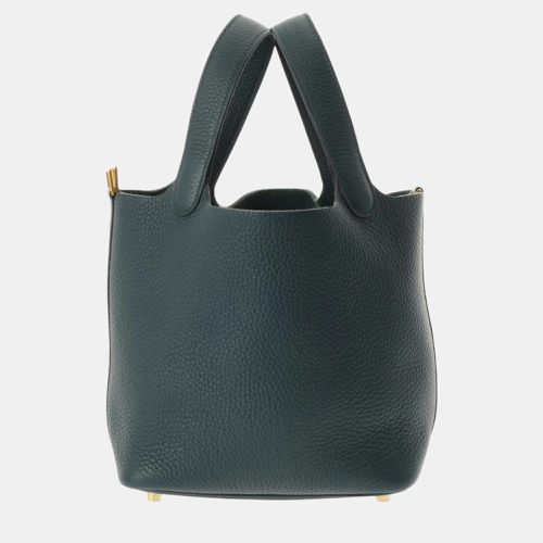 Hermes Vert Cypress Taurillon Clemence Picotin Lock PM Handbag - Hermes - Modalova