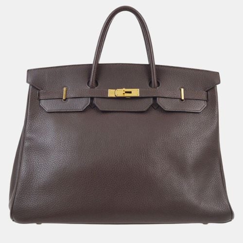 Hermes Havane Ardennes Birkin 40 Handbag - Hermes - Modalova